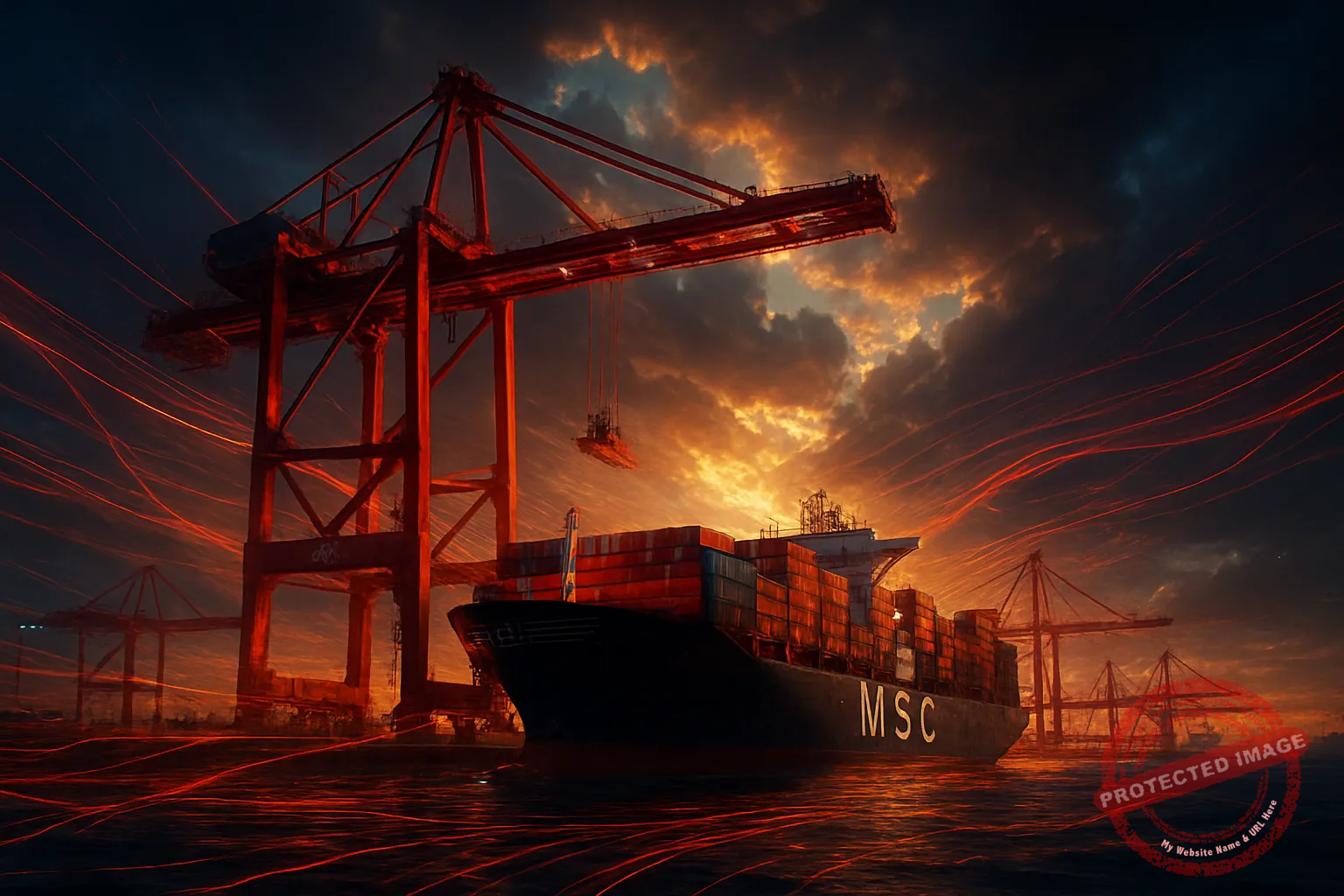 MSC Reports Missile Attack on Container Vessel in Iraq Port
